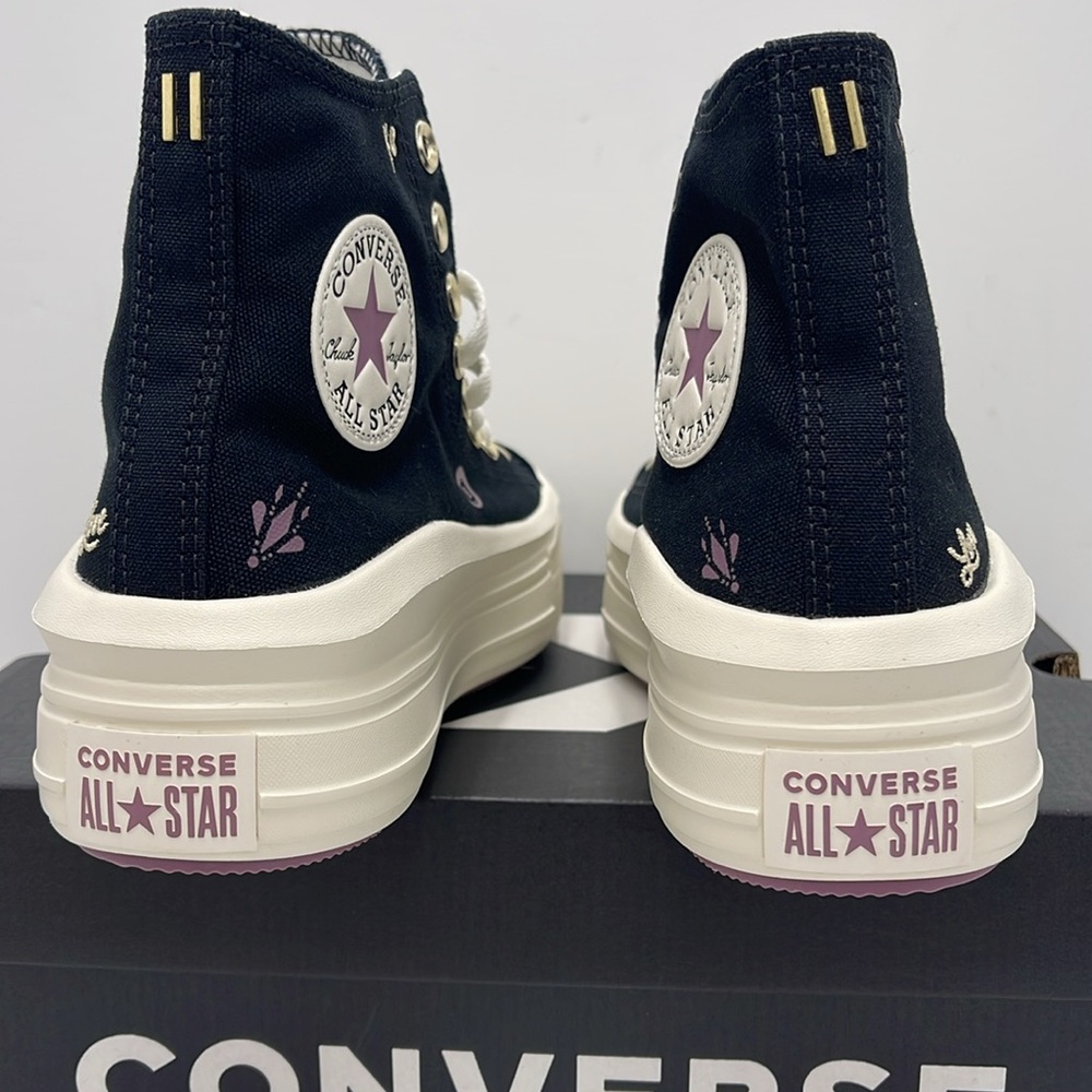 Converse WMNS Black High-Top Sneakers Platform A07136C
CTAS MOVE HI
BLACK/DREAMY - Picture 13 of 16